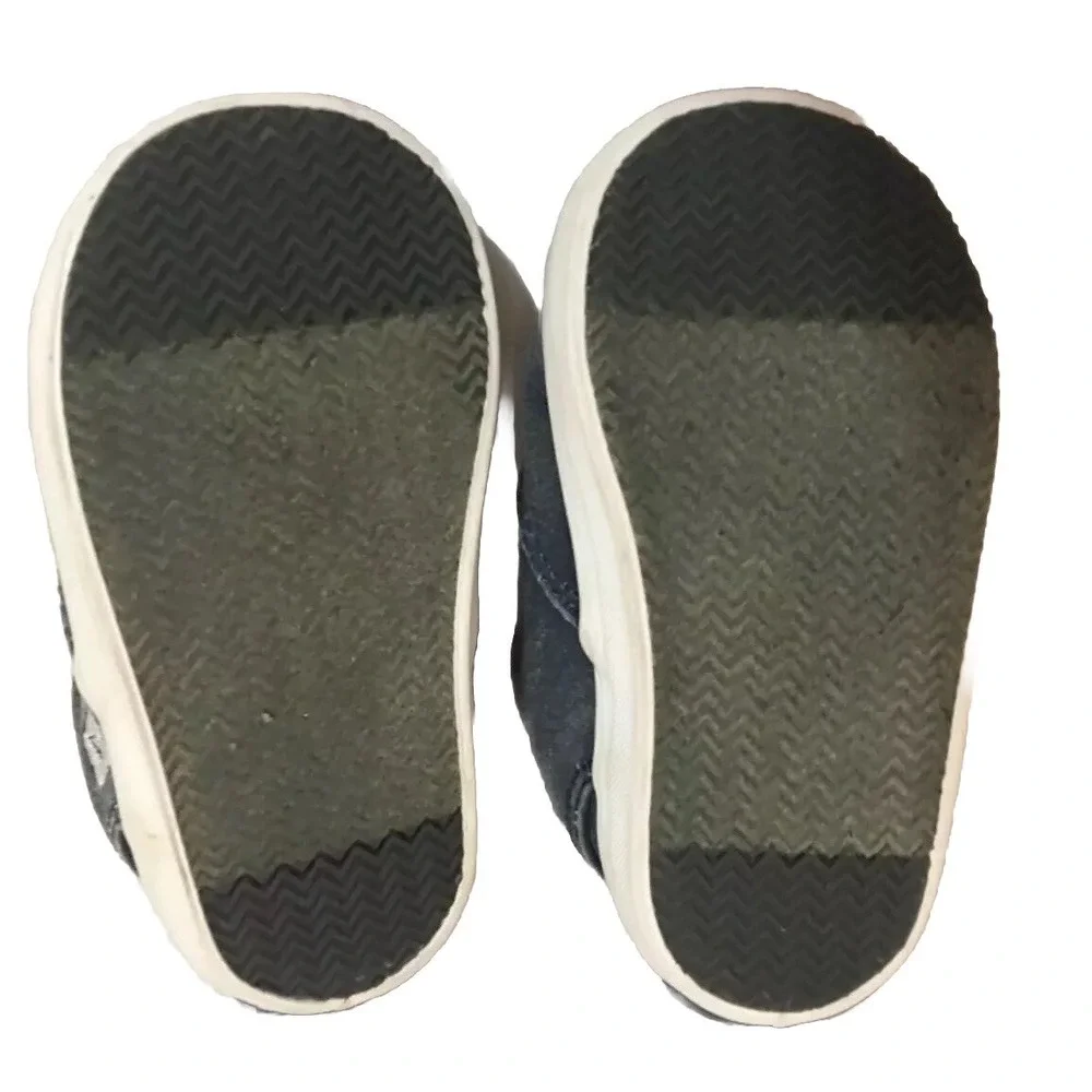 Baby Boy Sperry Top-Sider Infant Baby Boy's Shoes Navy Blue Canvase 2 M